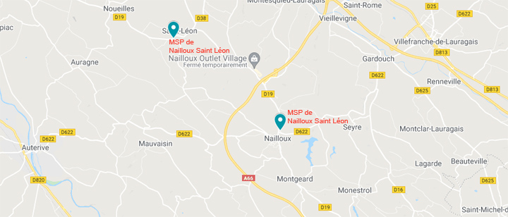 Plan MSP Nailloux Saint Léon
